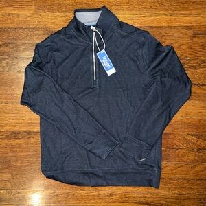 Men's Navy Performance Zip Up
